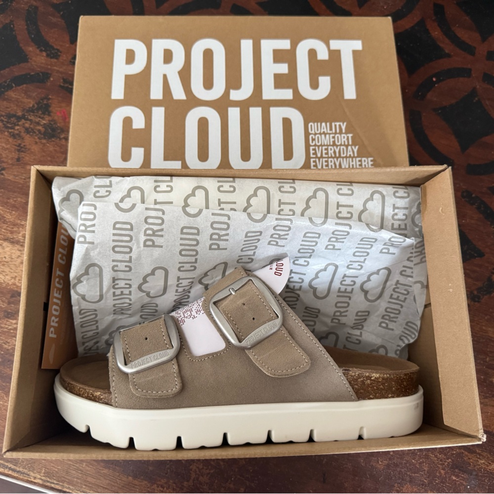 Project Cloud Greece Chunky platform sandals NWT - image 1